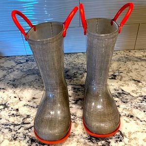 Toddler kids rain boots 6